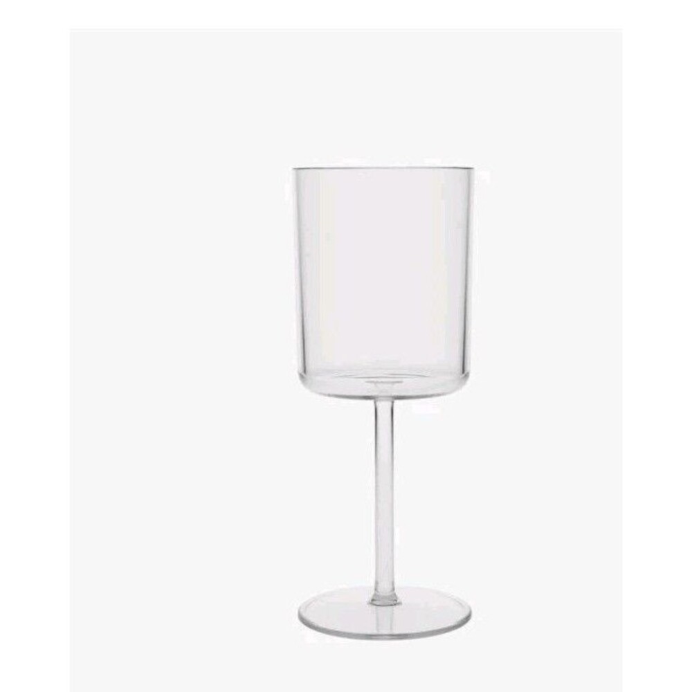 Fortessa Urbo CoPolyester Outdoor 14 Oz Red/White Wine Glasses, Set of 6, Clear